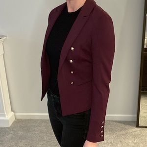 White House Black Market WHBM Blazer Jacket Coat Size 00